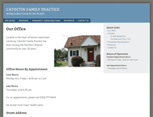 Tablet Screenshot of catoctinfamilypractice.com